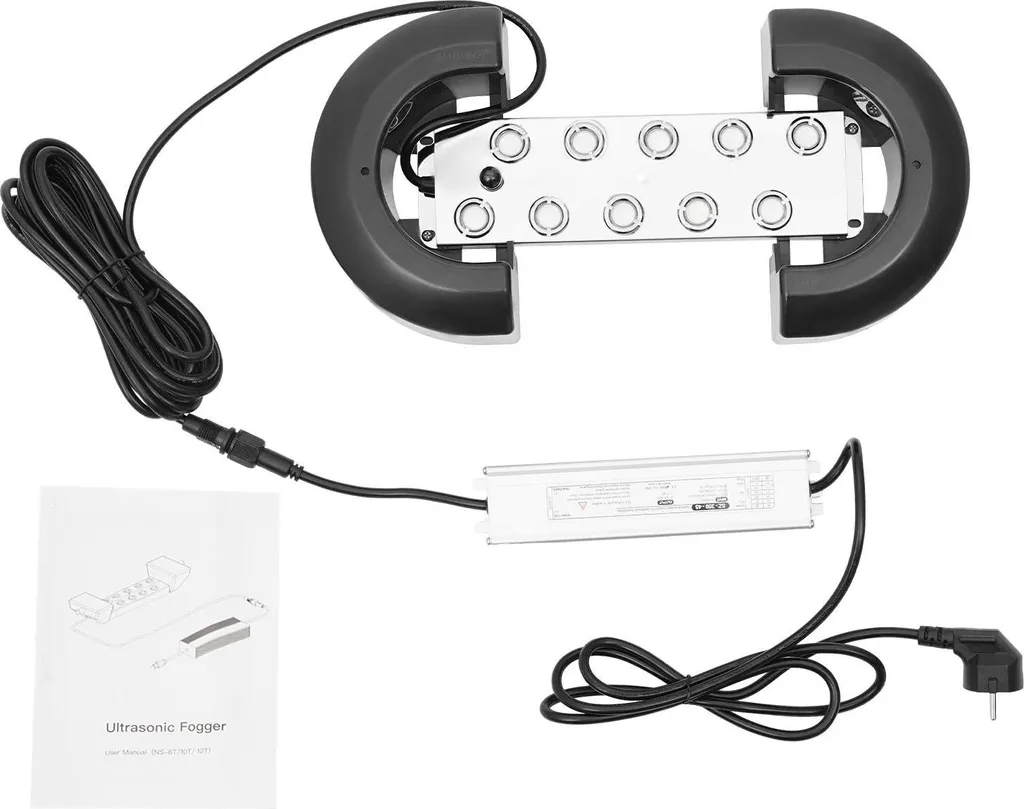 Nébuliseur 10 têtes 350W débit 7L/h alimentation étanche IP67 en Inox