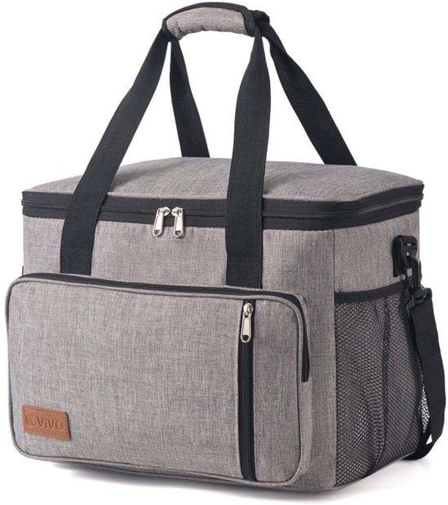 Thermoisolierte Picknicklunchbox 25L, grau, wasserdicht