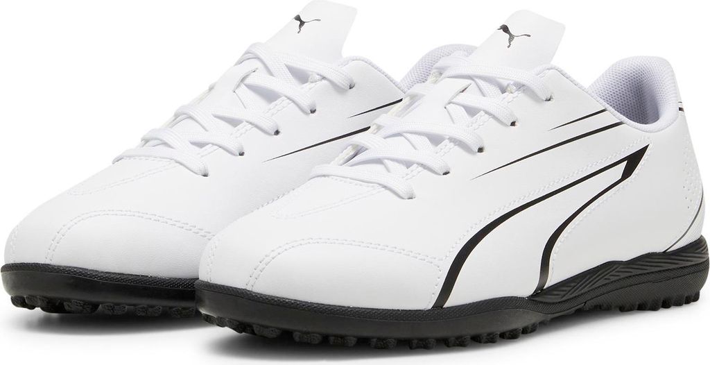 Puma Kinder Fußballschuhe Vitoria TT Kunstrasen weiß schwarz Größe 37