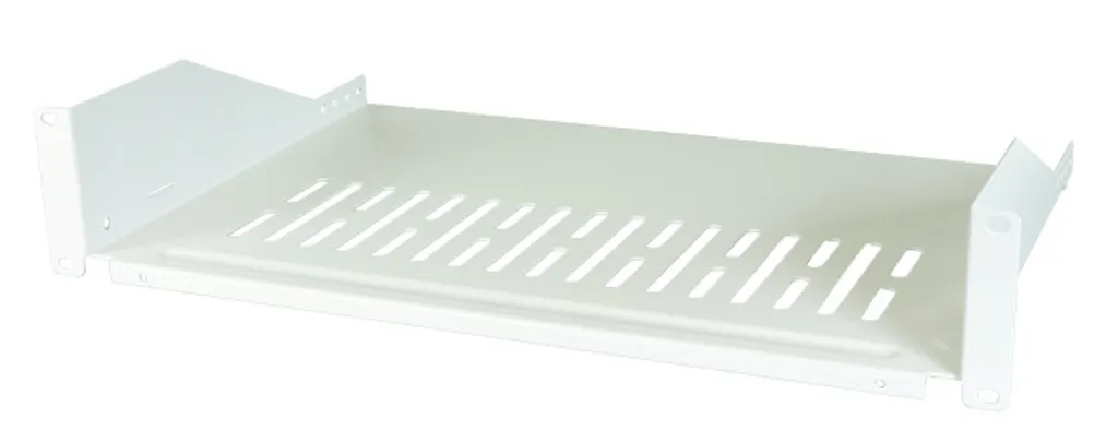 Étagère de Rack 2HE Charge 15kg Profondeur 300mm en Acier Robuste