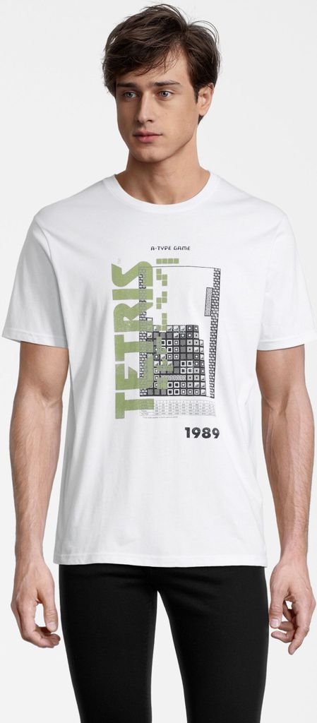 COURSE Herren T-Shirt TETRIS 5653-L, 5653-M, 5653-XL, 5653-XXL, 5653-XXXL, 5653-S 905571 weiß XXL
