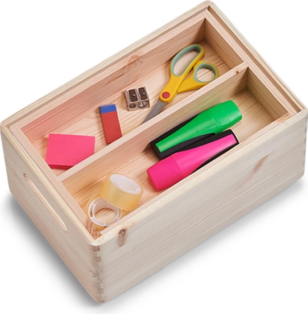 Aufbewahrungsbox mit herausnehmbaren Fächern, 30 x 20 x 15 cm