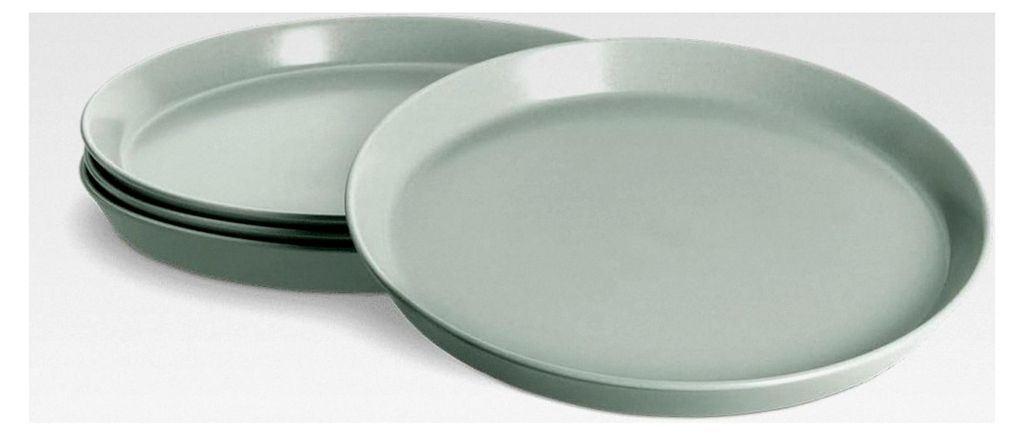 16-teiliges Geschirrset Sweet Scandi in Mint, Geschirrservice für 4 Personen aus New Bone Keramik, skandinavisches Design, matt