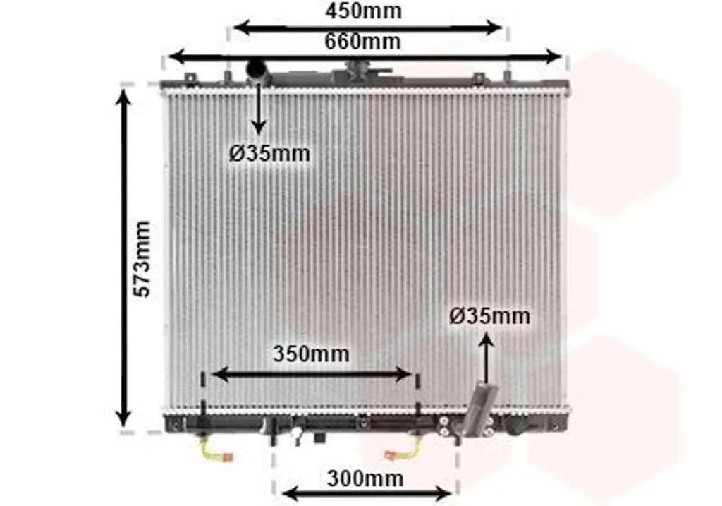 Radiateur d'eau pour Mitsubishi Pajero Sport I K7 K9 - Refroidissement SUV
