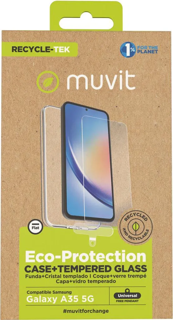Muvit Cover Trasparente Samsung Galaxy A35 5G / A34 5G Style
