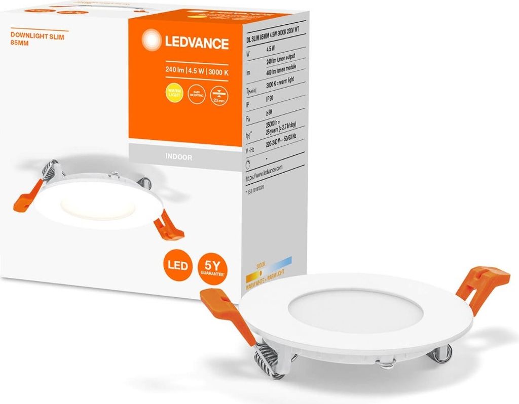 LEDVANCE Einbauleuchte, Downlight LED super-flach 8,5cm Produktbild 10