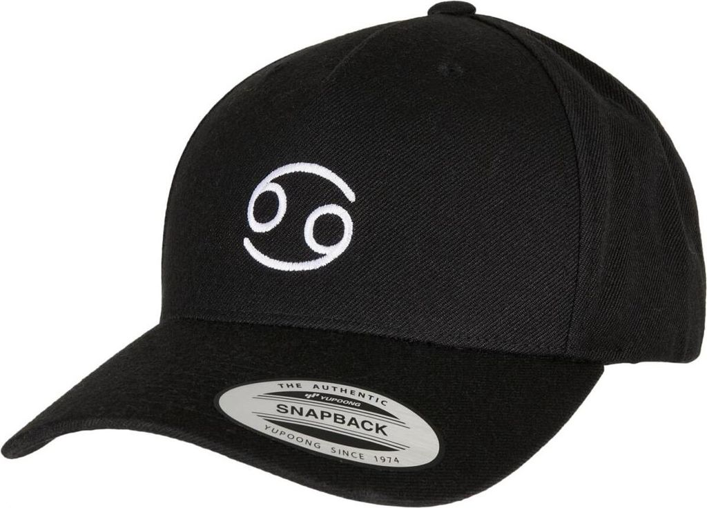 Mister Tee Accessoires MT2234 | Zodiac YP Classics 5-Panel Premium Curved Visor Snapback Cap - Farbe: cancer - Größe: One Size