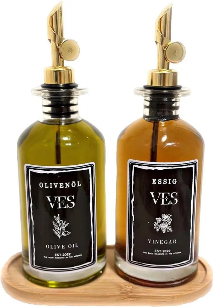 Organisateur évier en bambou et son distributeur doré 350 ml élégant