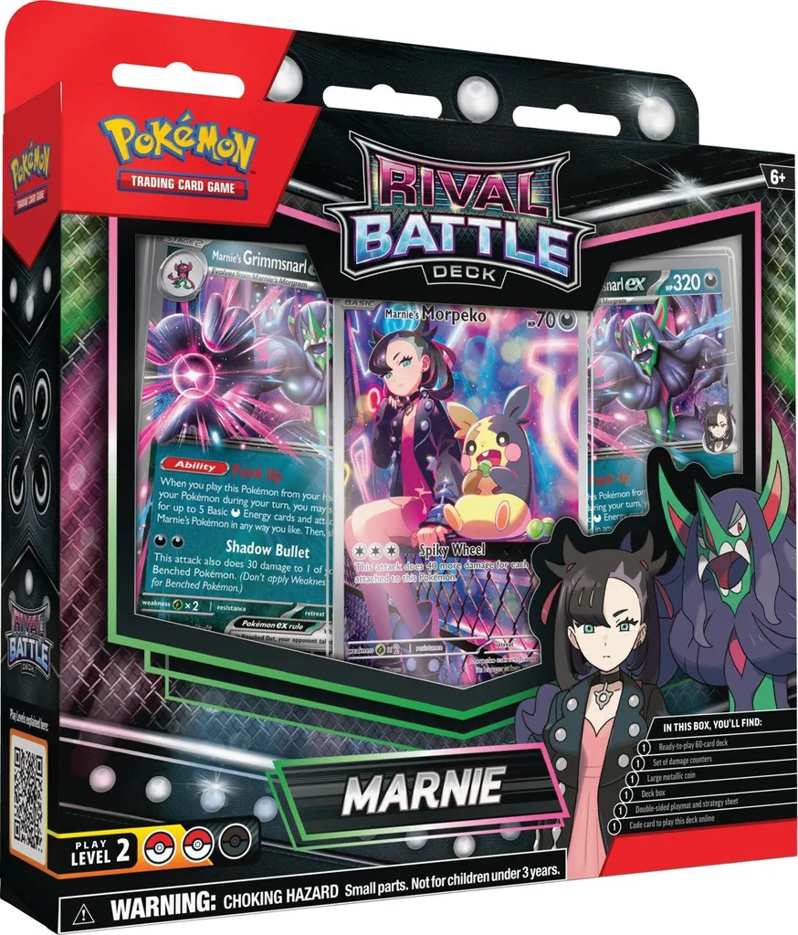 Gagnez vos Duels Pokémon avec le Deck de Combat Rosemary Marnie Prêt à Jouer