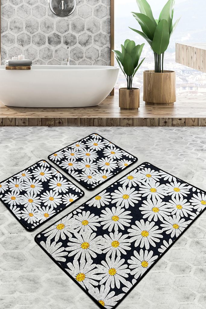 Mijolnir, Primula- CHL4924, Bunt, Badematten, 700 gr/m², 100% POLYESTER