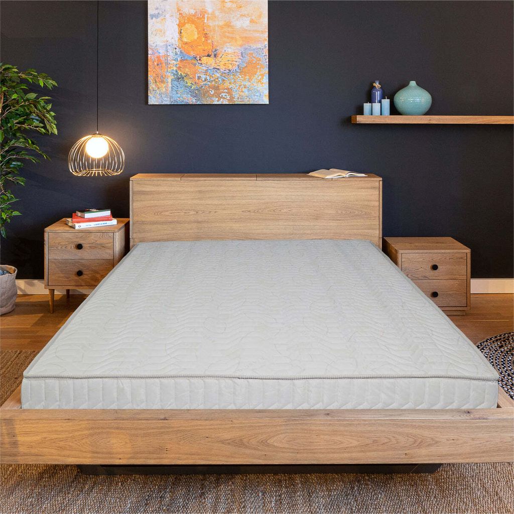 Orthopädische Matratze Best Sleep Argan Memory 200x160 cm – 27 cm Höhe, fester Polyurethan-Schaum, hypoallergen, atmungsaktiv, beidseitig verwe...