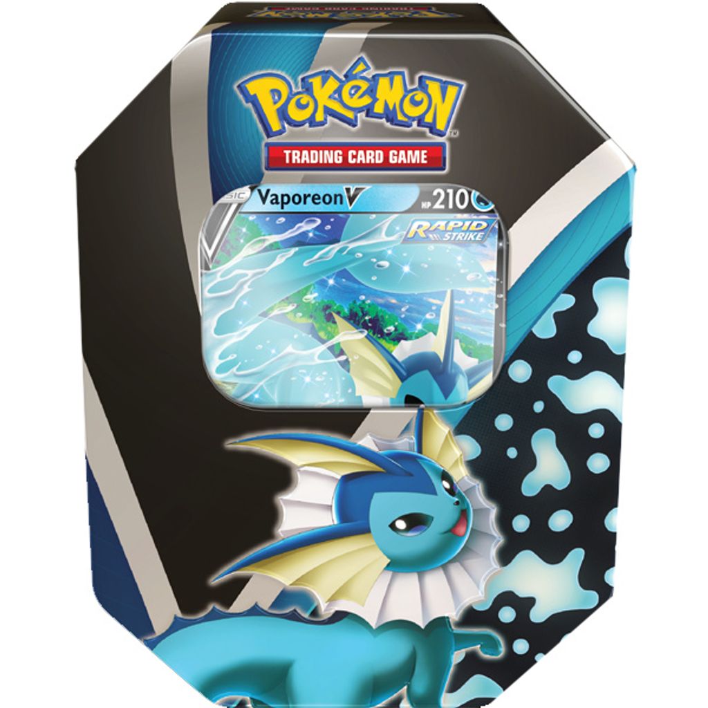 Pokémon Fall Herbst V Tin 2021 englisch Aquana Flamara Blitza Jolteon