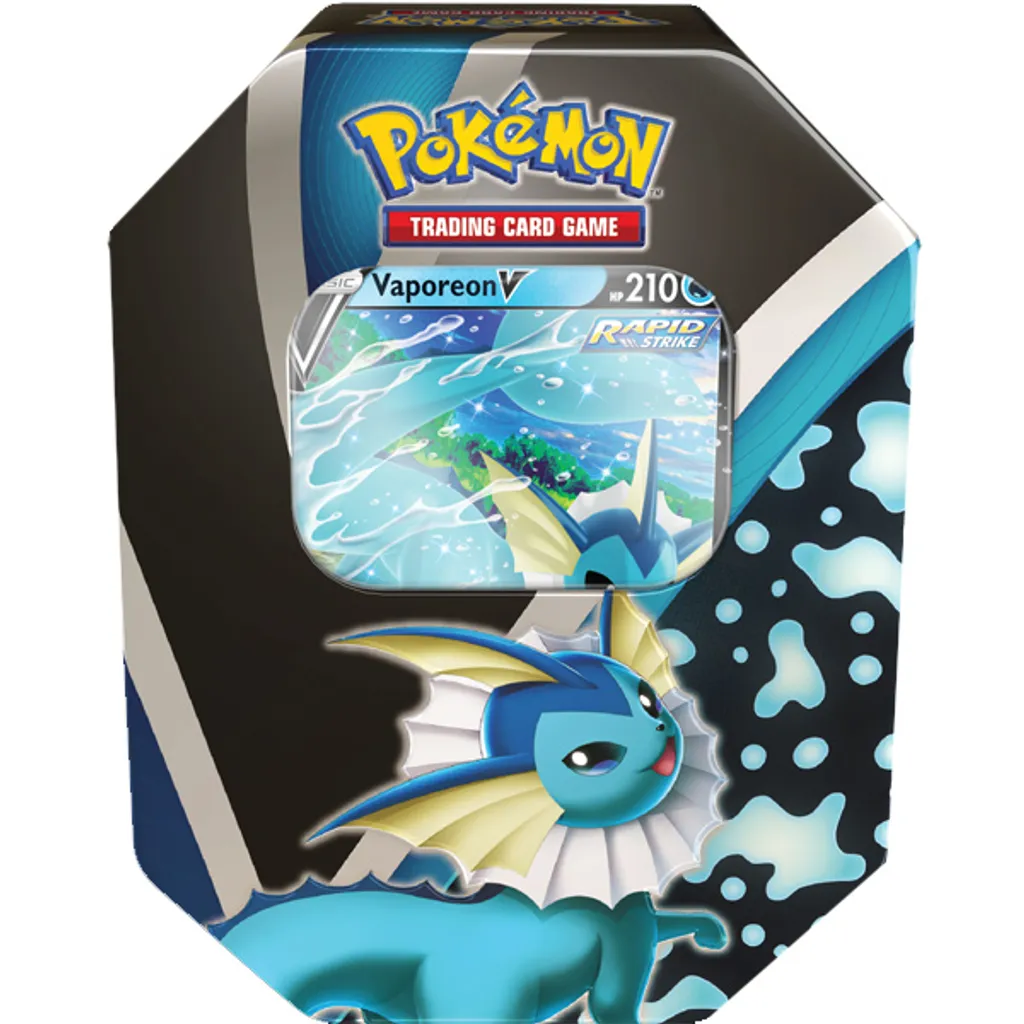 Pokemon Tin Evolution d'Evoli Flareon V : Boîte de Rangement et Cartes