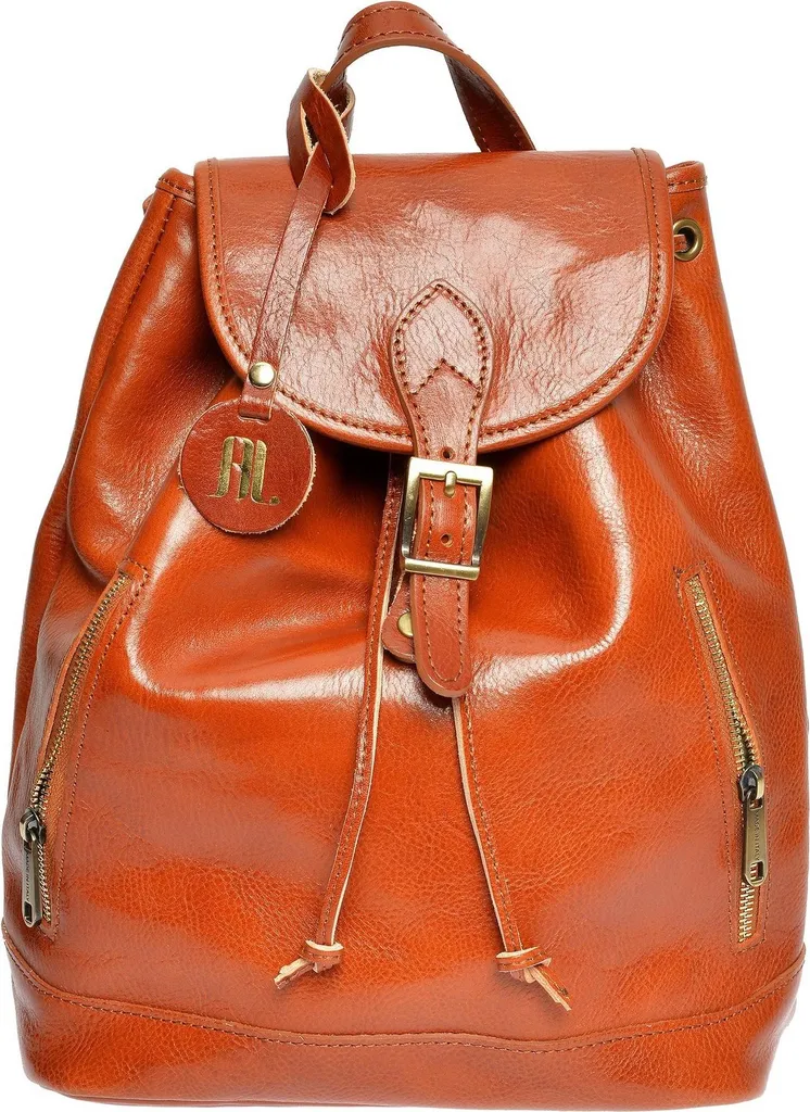 Sac à Dos Cuir Cognac Anna Luchini : Alliez Enfin Confort et Élégance
