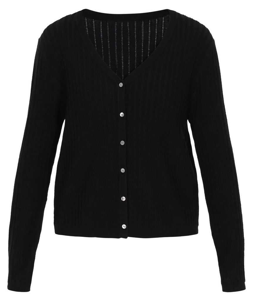 EVERA Damen Cardigan - Schwarz, XS/S