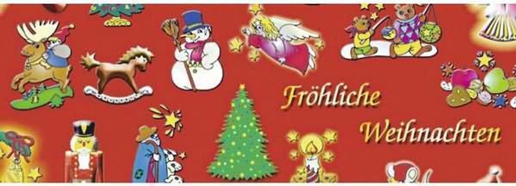 Weihnachts-Transparentpapier 115g/qm 30,5x50cm VE=10 Blatt
