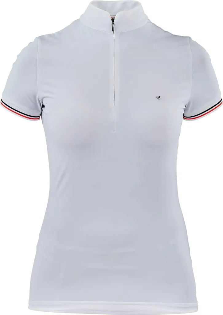 Tenue de Saut d'Obstacles Fille Aubrion Arcaster Blanche Taille 128