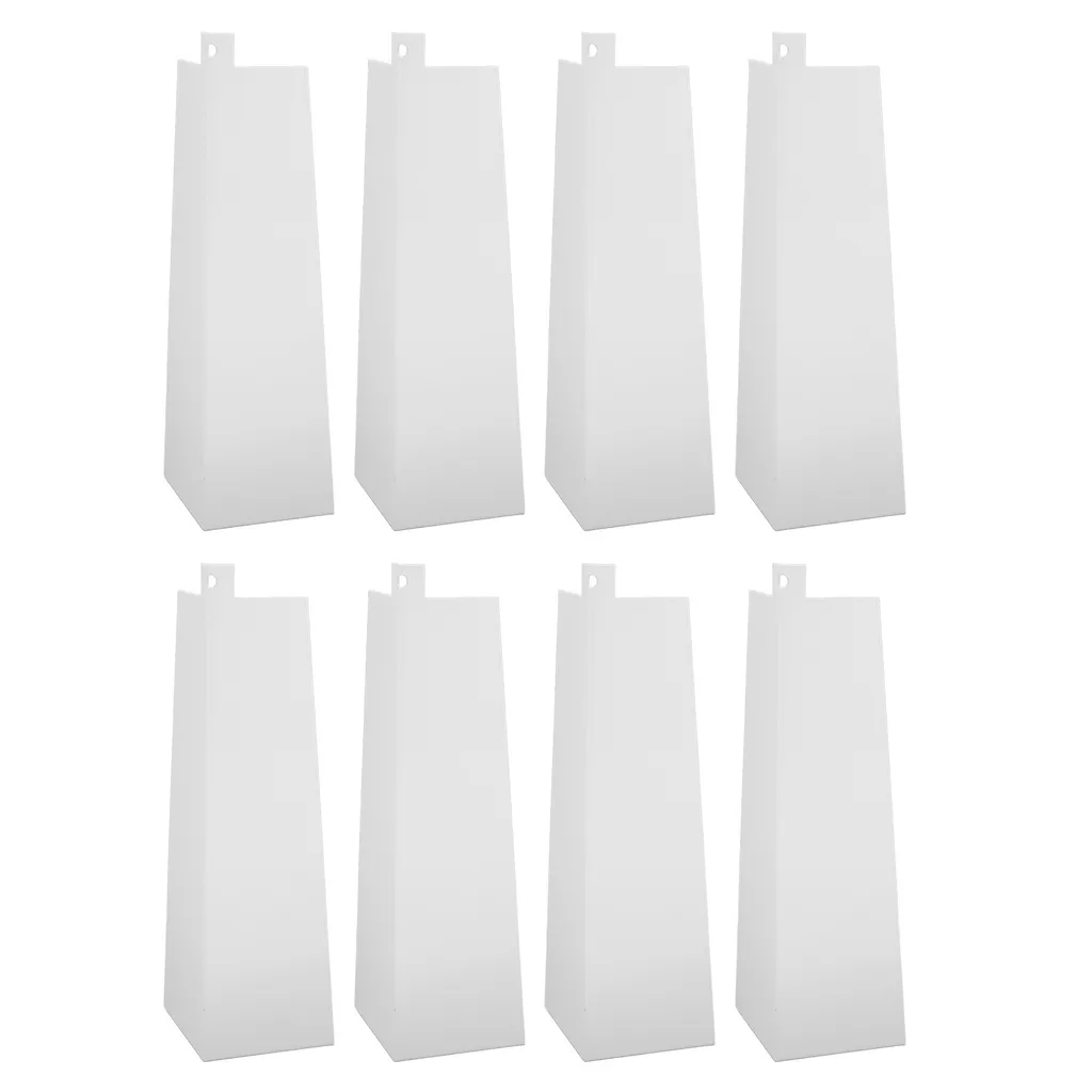 Coins de Bardage en Aluminium Blanc 8 Pouces Résistants aux Intempéries