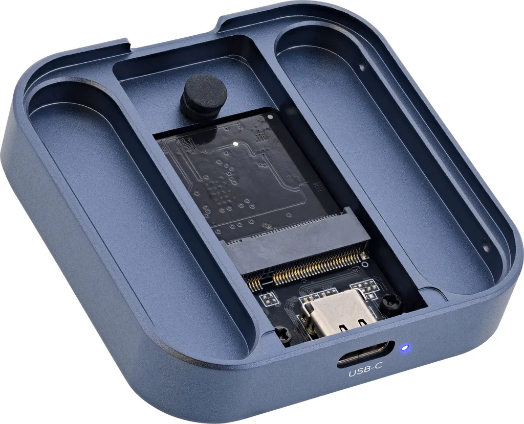 Boîtier SSD M.2 USB-C InLine 00031M : Solution Fixation Magnétique NVMe - 2