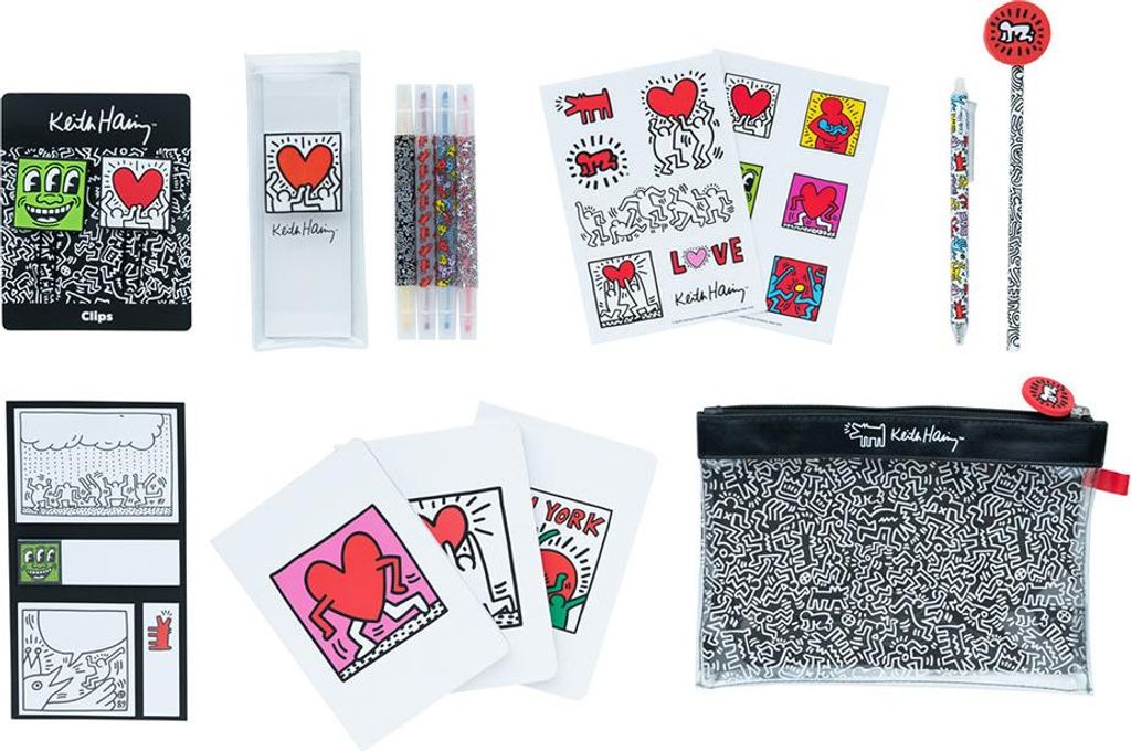 Zestaw artykułów piśmiennych Erik Editores Keith Haring Zdjęcie produktu 
