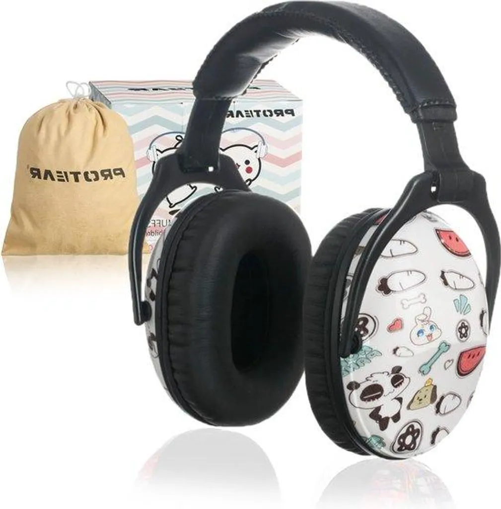Casque anti-bruit enfant 28dB ultra-confortable et réglable de 1-18 ans