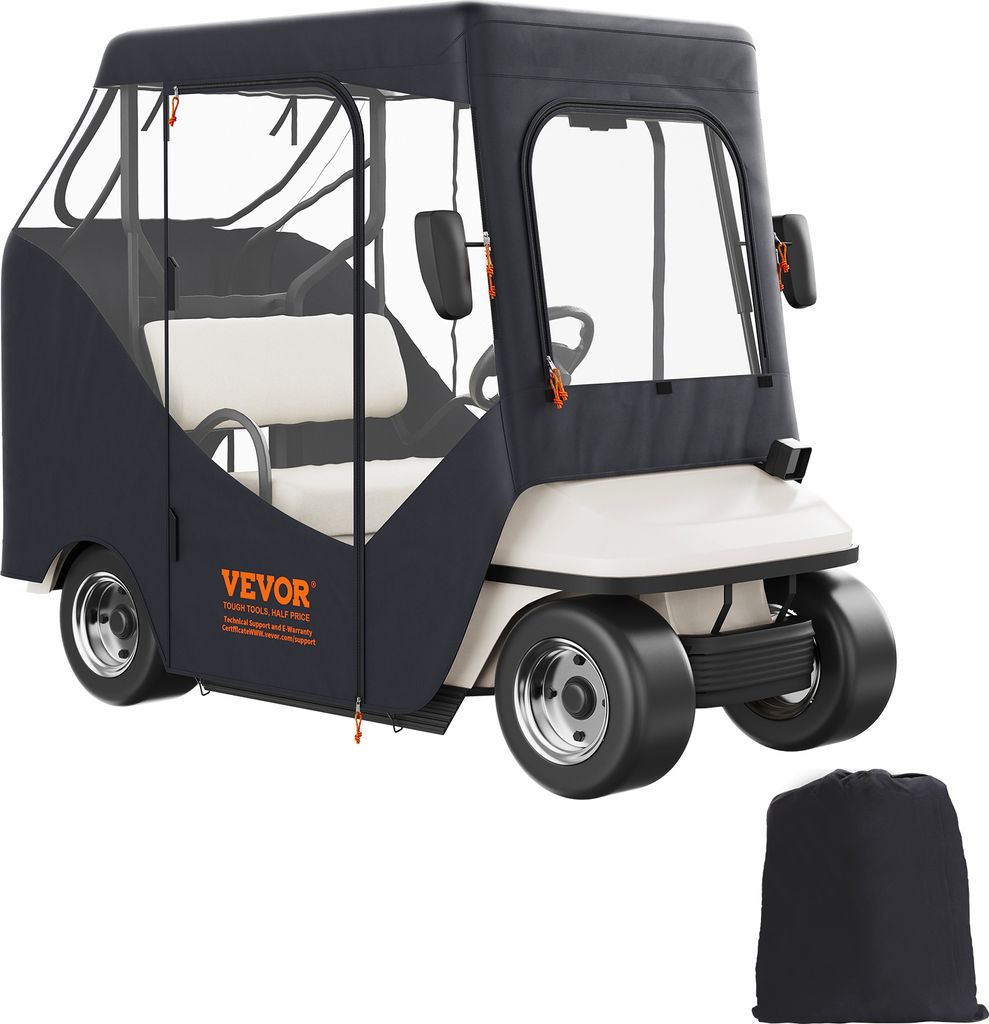 VEVOR Transparent Golfwagen Regenabdeckung Produktbild 