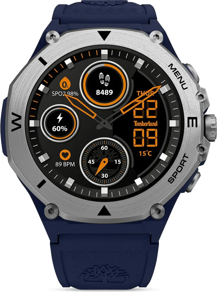 Montre Timberland Homme Bleu TDIGB0089802 - Chronographe Cuir Bleu