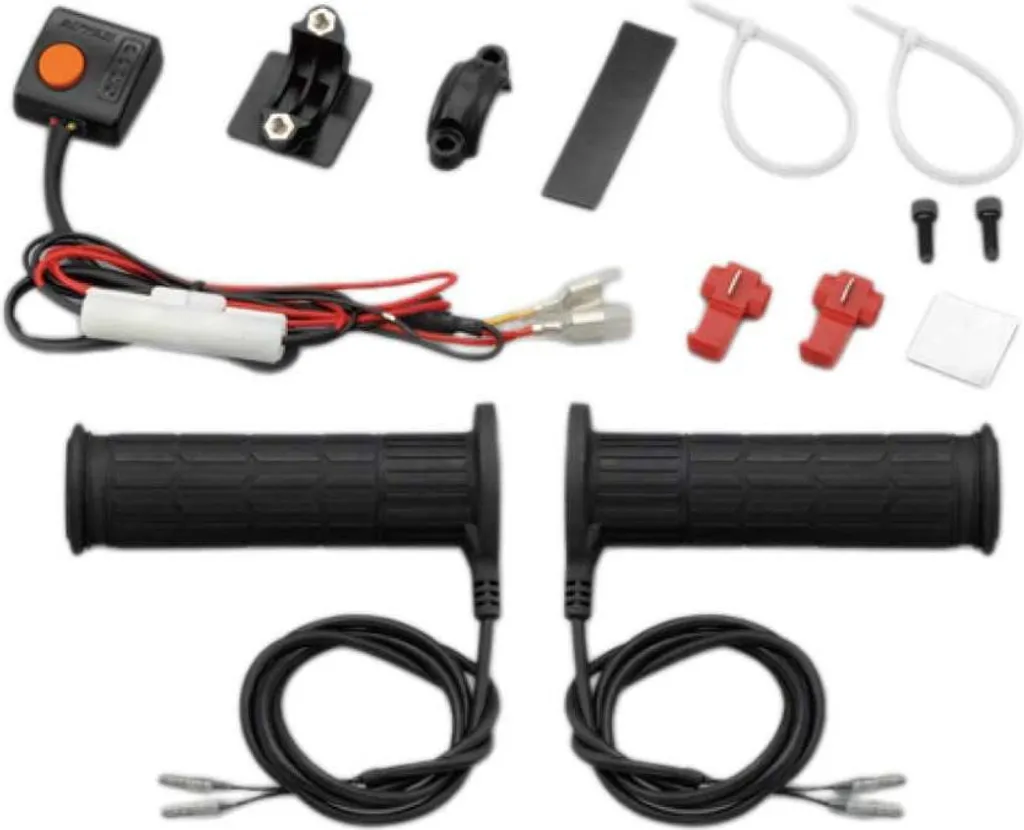 Daytona 86610 Poignées Chauffantes Moto Noir One Size pour Guidon 22mm