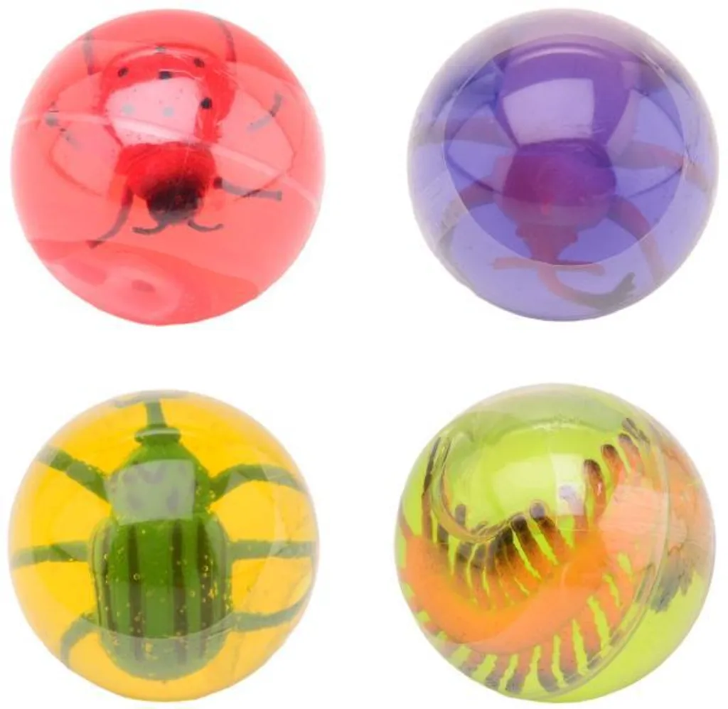 Pâte Putty Slime Élastique avec Insectes - Lot de 12 Pots Multicolores