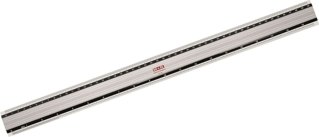 M + R Lineal 50,0 cm, silber Produktbild 