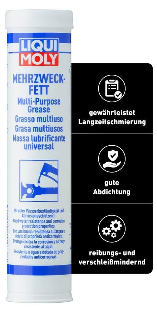 LIQUI MOLY Mehrzweckfett | 400 g | Lithium Fett | Form: Produktbild 
