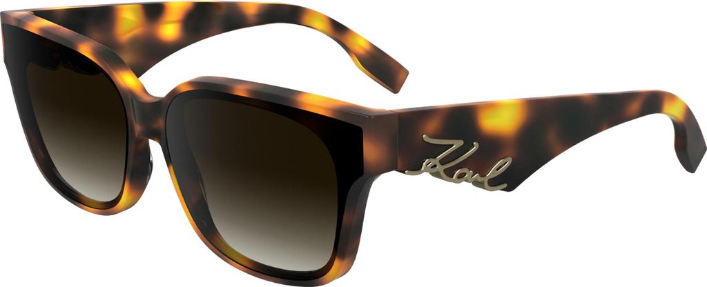 Karl Lagerfeld Moderne rechteckige Acetat-Sonnenbrille für Damen KL6161S