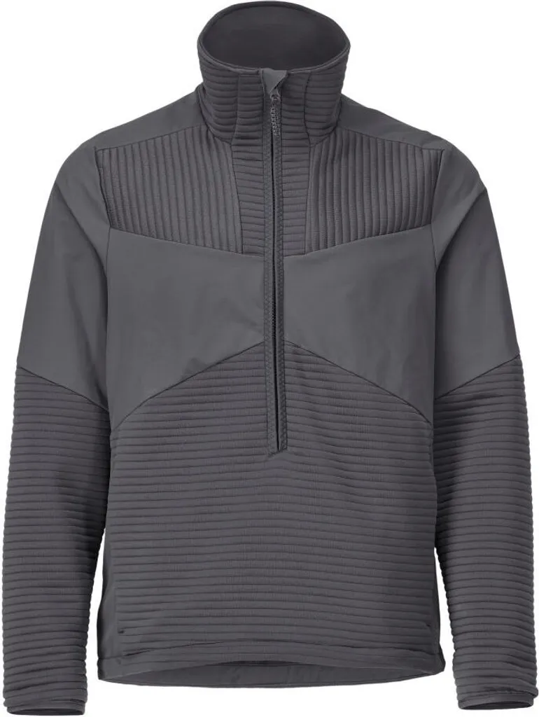 Pullover in pile con zip corta e fodera grigio antracite, taglia XL MASCOT 22005-681-89
