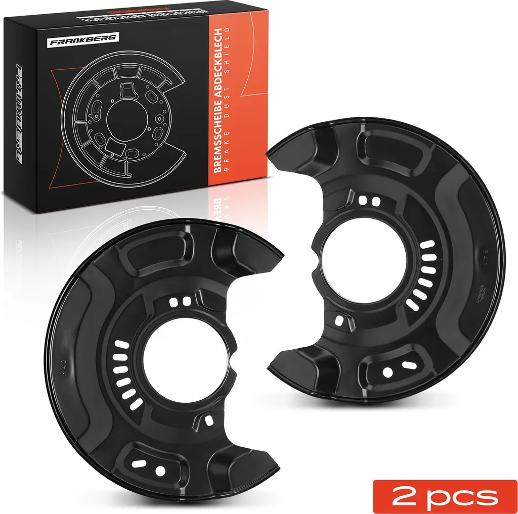 Frankberg 2x Tôle d'Ancrage Frein Avant pour Toyota Yaris P13 P9 Ractis
