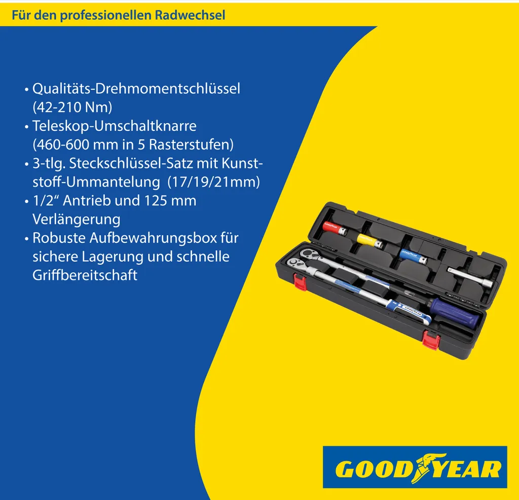 Set Goodyear 6 Pezzi Cambio Ruote - Prezzo Shock e Spedizione Rapida - 12