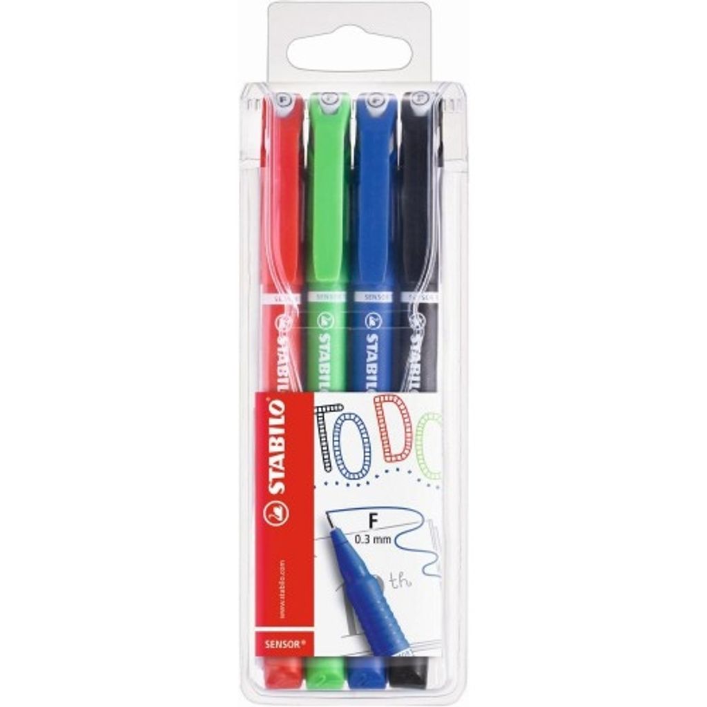 Stabilo Tintenschreiber Sensor 4er Etui