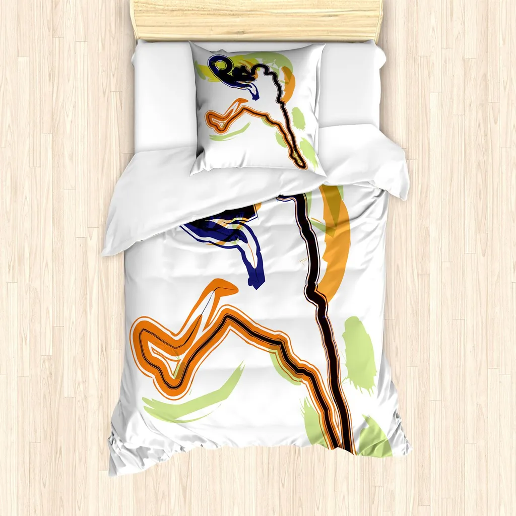 Herding Set biancheria da Letto Spongebob, Design Sistema Solare Reversibile, Federa 65 x 100 cm, Copripiumino 160 x 210 cm, Con Zip, 100% cotone/renforcé
