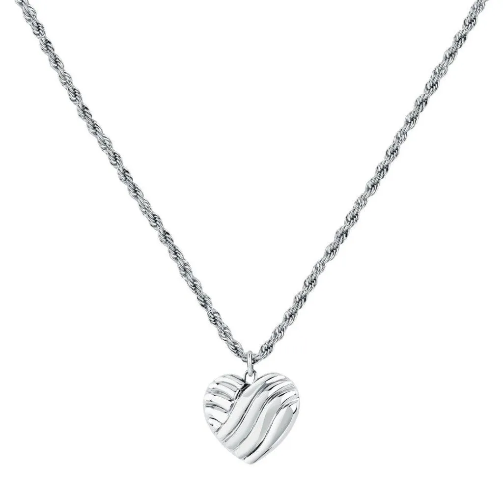Chaîne en acier Heart Battito SAZQ01 - Bijou élégant pour femme