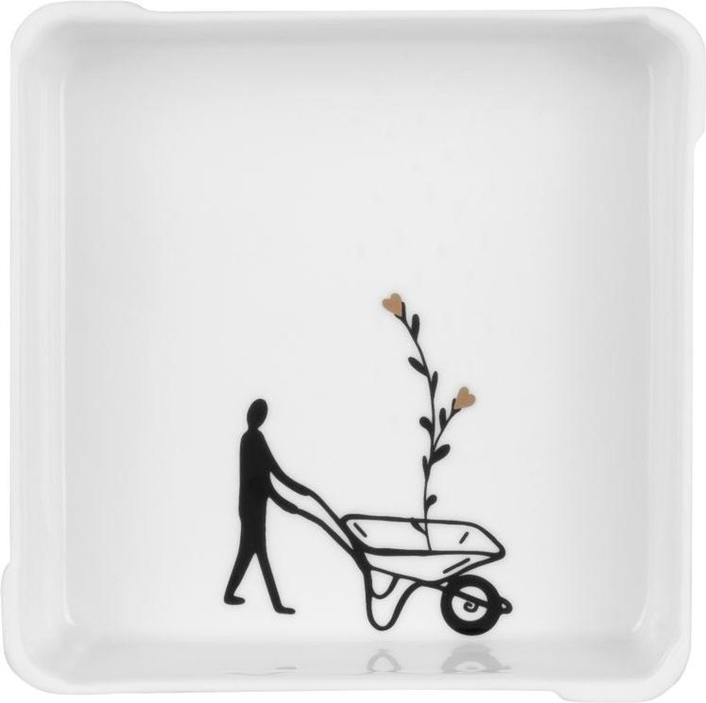 Bildergeschichten Schälchen "Blumenschubkarre"