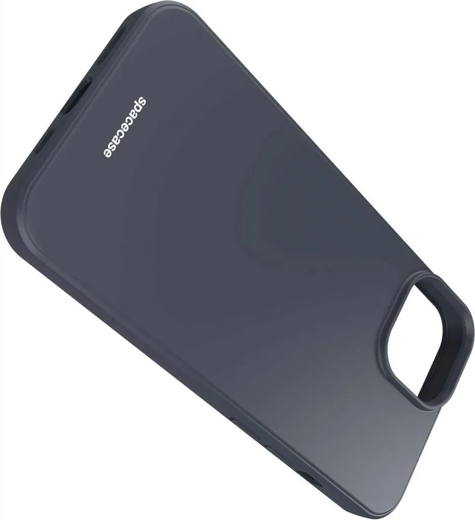 Coque iPhone 14 Noire SPACECASE - Silicone Premium et Finition Matte - 7
