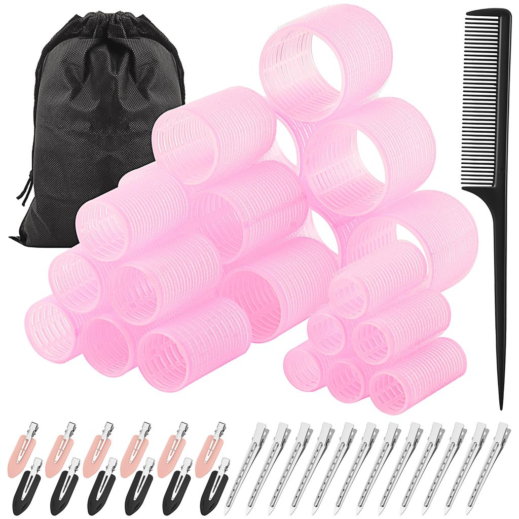 UnboxG 50 Stück Lockenwickler Set ohne Hitze, 4 Größen Produktbild 