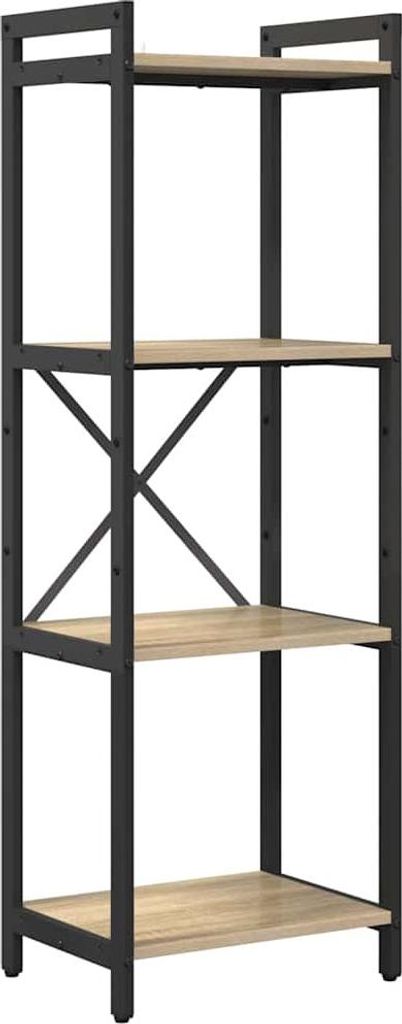 Bücherregal Sonoma-Eiche 40 x 30 x 119 cm Holzwerkstoff
