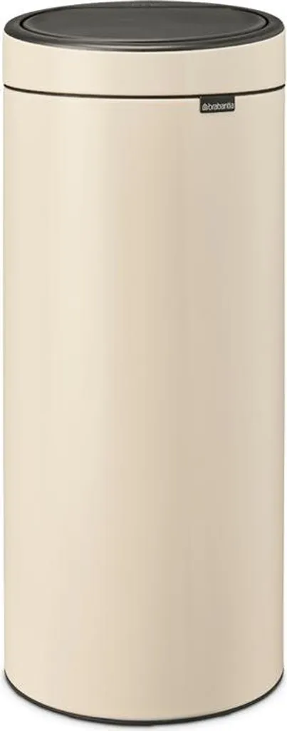 Poubelle 30L Soft Beige à Système Soft-Touch - Brabantia Haute Qualité