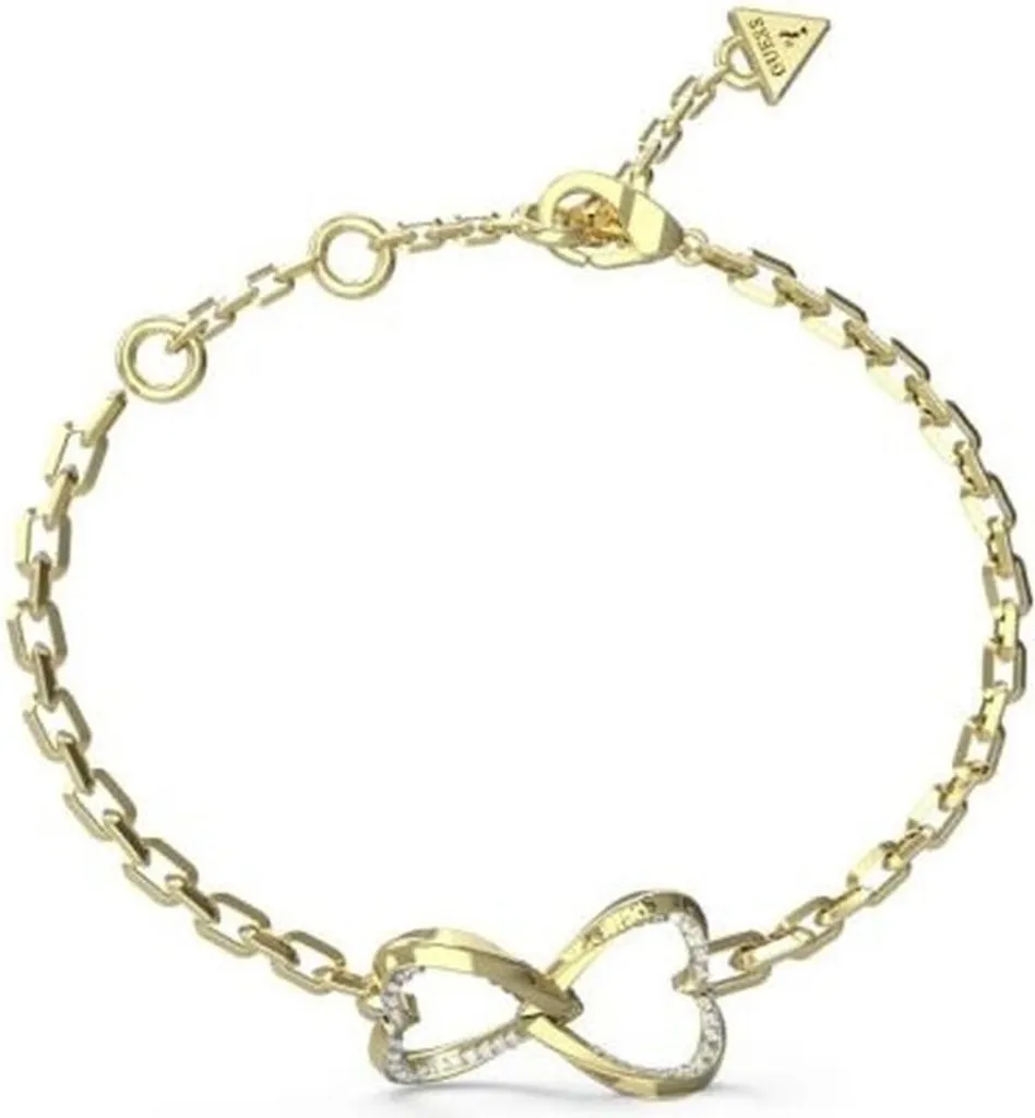 Bracelet Guess JUBB05093JWYGFCS Doré avec Cristaux pour Femme Chic