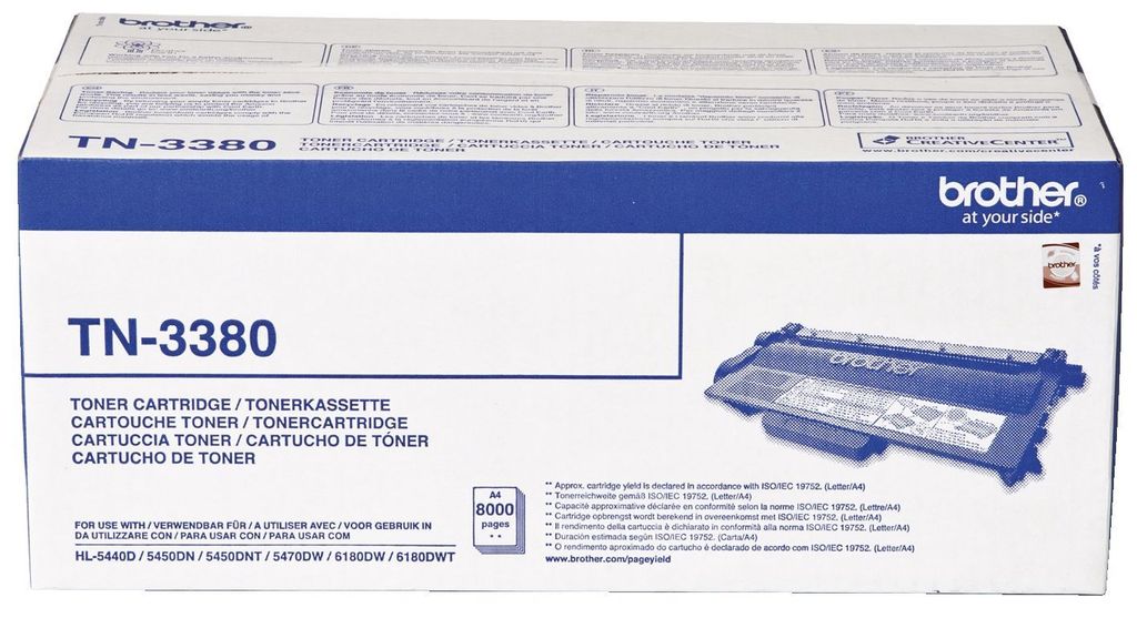 Toner Brother TN-3380 HL-5440D/5470DW/5450DN Image du produit 