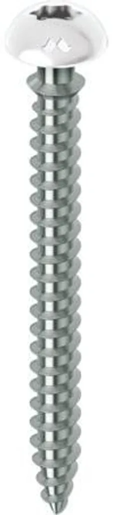 Fixation cadre fenêtre PVC : Vis Mustad 6x70 mm blanc Torx haute qualité