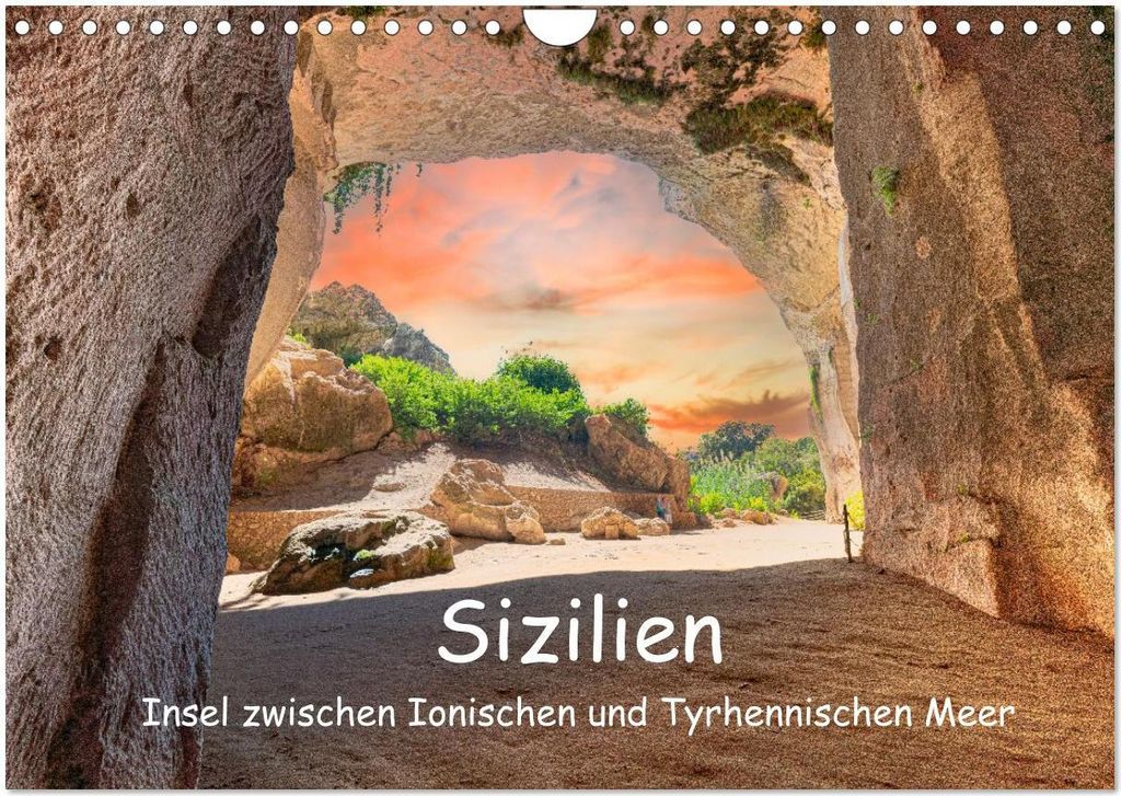 Sizilien - Insel zwischen Ionischen und Tyrhennischen Meer (Wandkalender 2026 DIN A4 quer), CALVENDO Monatskalender