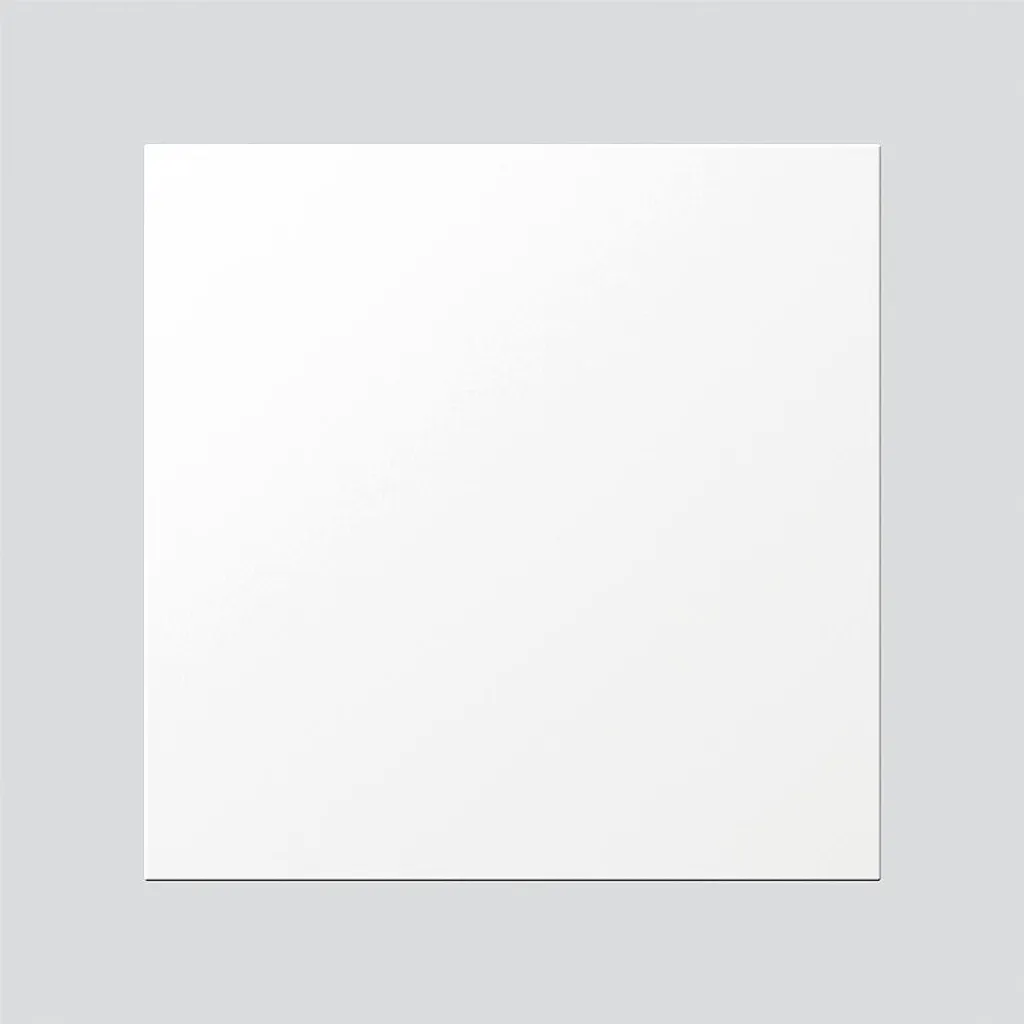 Cache obturateur Siedle BM611-0W Blanc pour Platine de Rue Extérieure Vario