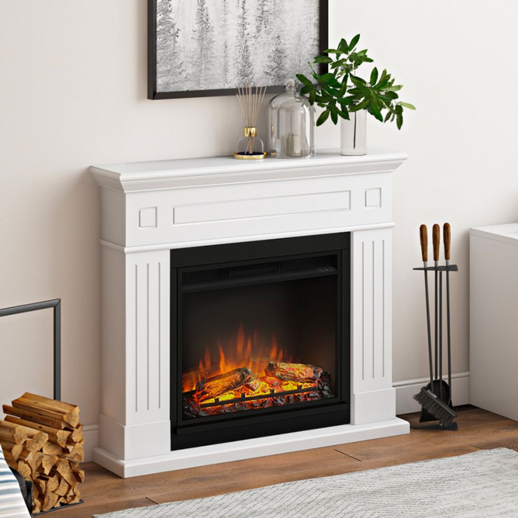 TAGU Elektrokamin Larsen weiss 23 Zoll Powerflame 1500 Watt Produktbild 12
