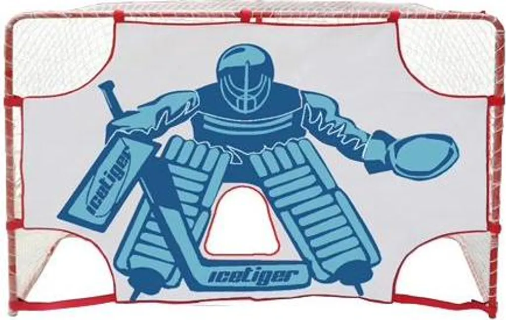 But de hockey sur glace avec gardien cible pour entraînement au tir